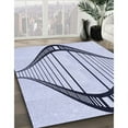thumbnail image 2 of Ahgly Company Indoor Rectangle Patterned Lavender Blue Area Rugs, 7' x 9', 2 of 6