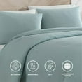 thumbnail image 4 of czyyul Comfort 3pc Waffle Comforter Set  Waffle Texture  Breathable for All-Season  Timeless Design  Made in Green  Cozy Texture  Full  White, 4 of 8