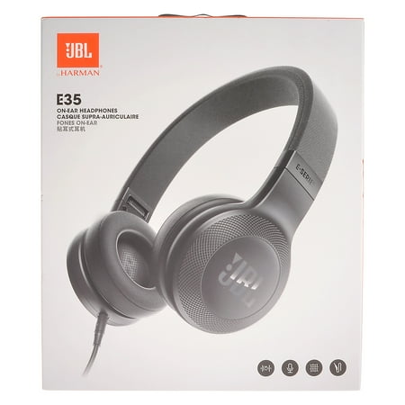 JBL E35 On-Ear Headphones, Black