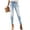 Light Blue, variant on Women's Shaping Skinny Jeans High Waisted Ripped Distressed Denim Pants Stretchy Legging Jean Trousers