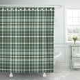 thumbnail image 1 of KSADK Green Bedding Tartan Plaid Pattern Traditional Checkered for Digital Green Bathroom Shower Curtain 60x72 inch, 1 of 1