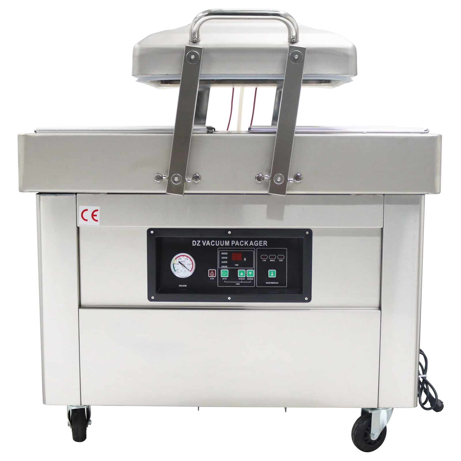 Semi-automatic Double Chamber Vacuum Sealer Packing Machine 220V