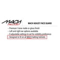 thumbnail image 4 of Mascarilla deportiva Rawlings MACH ajustable Matte Vegas Gold Left, 4 of 4