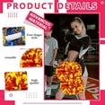 thumbnail image 3 of 24 PCS pom poms Cheerleading,13.8inch Sports Team Spirits Cheering Squad Dance Training with Handle, 3 of 6