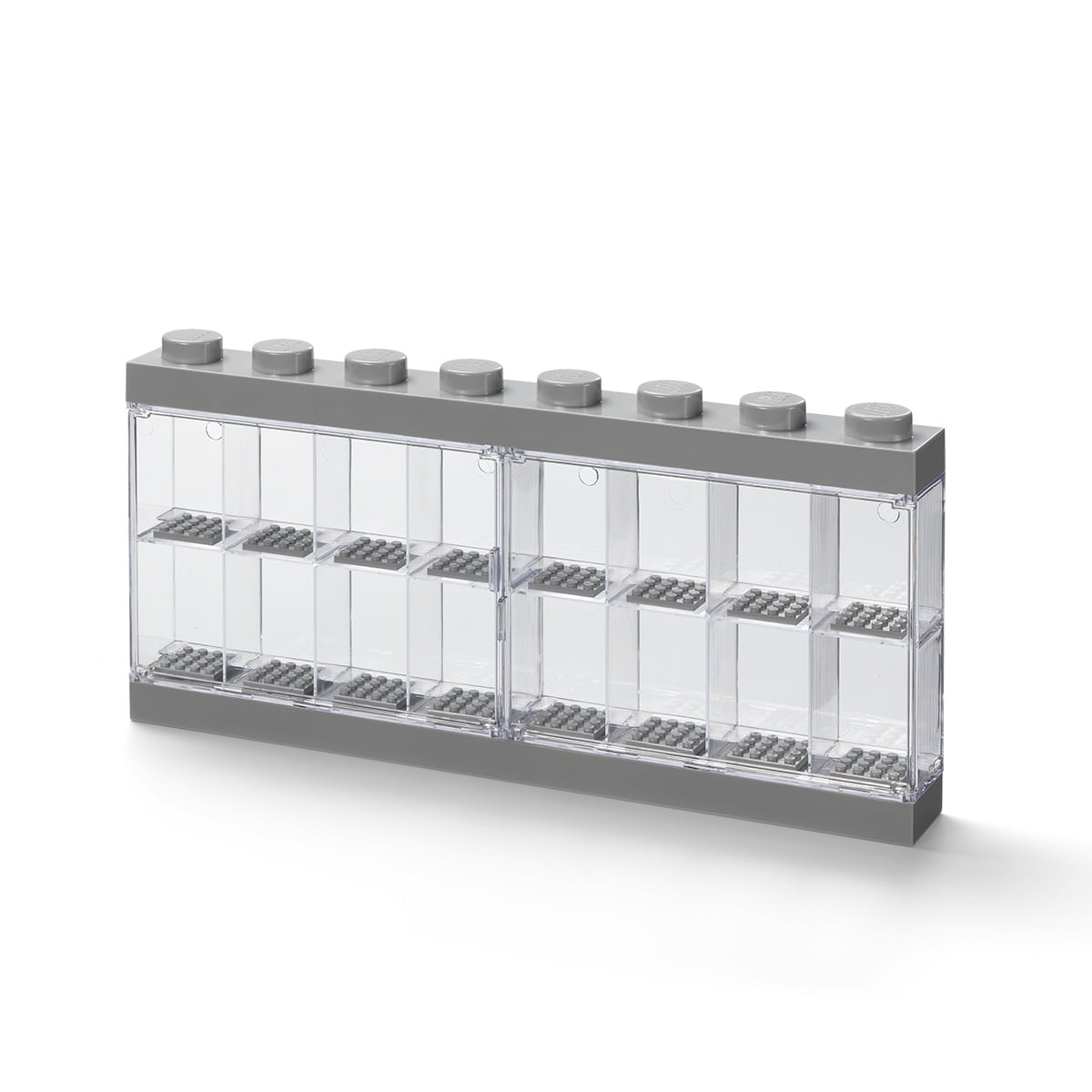 LEGO Storage Products: 40660006X3 Minifigure Display Case 16 (Pack of 3) Medium Stone Grey NEW
