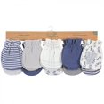 thumbnail image 2 of Touched by Nature Baby Boy Organic Cotton Scratch Mitten 10pk, Blue Elephant, One Size, 2 of 8
