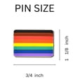 thumbnail image 2 of Philadelphia 8 Stripe Pride Rainbow Flag Silicone Pins, 2 of 3