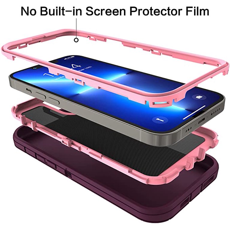 WeLoveCase Three Layer Shockproof Case iPhone 13 Pro, 6.1 inches