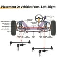 thumbnail image 4 of Unique Bargains 4pcs Front Rear Sway Bar Links Stabilizer Link Kit for Ford Focus 2012-2014 for Ford C-MAX 2013-2018, 4 of 7
