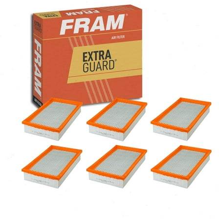 6 pc FRAM CA10094 Extra Guard Air Filters for 17220-RWC-A01 42859 95811013010 AF6312 PA4369 VA-357 Intake Inlet Manifold Fuel Delivery Filters
