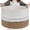White & Camel, variant on Small Woven Storage Baskets Cotton and Jute Rope Decorative Hamper, Blankets, Magazine and Keys, Cute Tassel Decor - Home Storage Container – 9.5'' x 7''