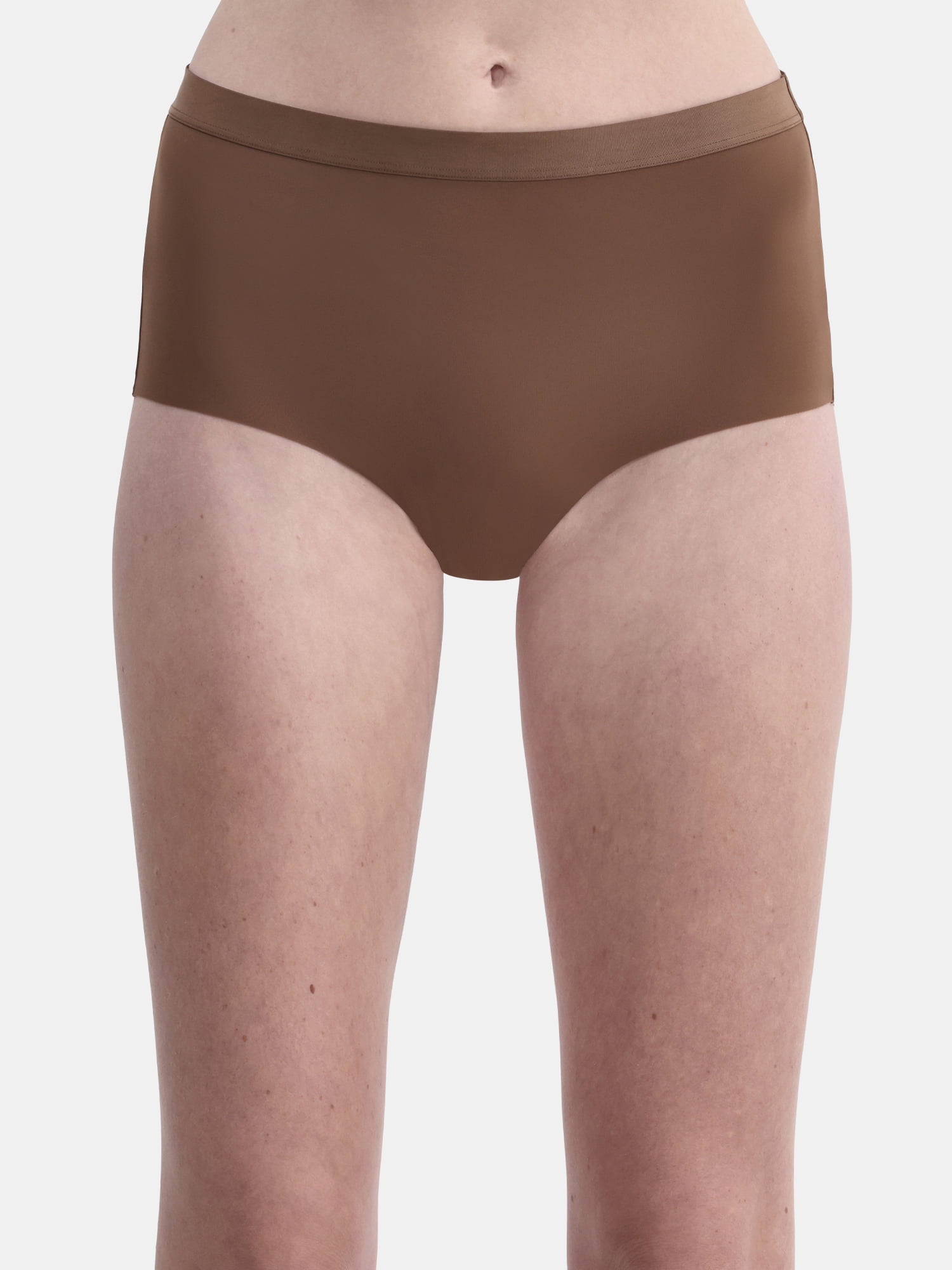 (3 pack) No Boundaries Micro Brief Panty, Women’s and Women’s Plus, Sizes S-XXXL