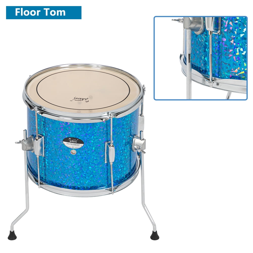 Buy Glarry 16in 5Piece Complete Kids Junior Drum Set with Bass Drum