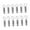 Silver, variant on Sharprepublic 12Pcs Leather Positioning Pins Leather Located Pins Tools for Fixing