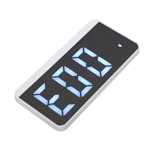 Reloj despertador digital Jadeshay con espejo artesanía superior