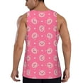 thumbnail image 3 of Gaeub Cartoon Pigs and Hearts Men's Athletic Tank Top, Workout Sleeveless Shirts, Running Tank Tops for Gym, Running, Training - Small, 3 of 9