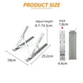 thumbnail image 2 of Laptop stand Adjustable aluminum folding portable laptop stand, 2 of 7