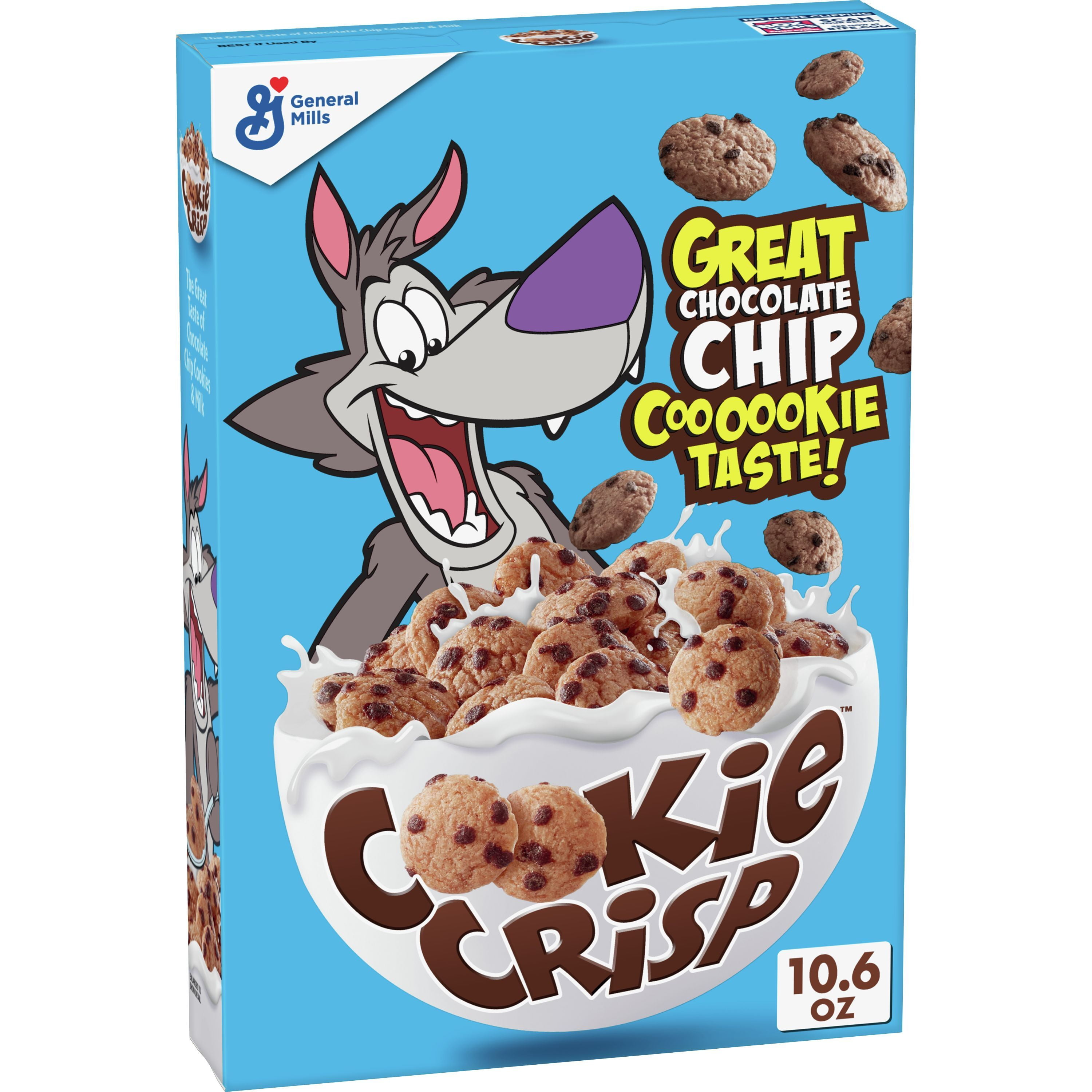 Cookie Crisp, Breakfast Cereal, Chocolate Chip Cookie Taste, 10.6 oz