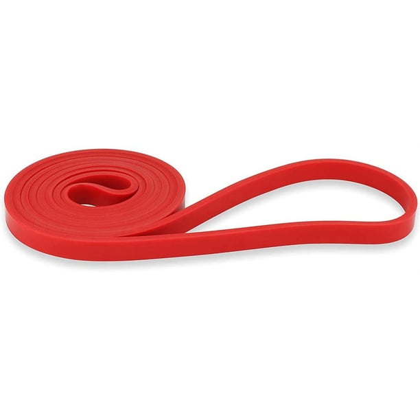Nvzi Bandas de resistencia, bandas de dominadas, bandas de asistencia para dominadas, bandas de resistencia para ejercicios para hombres y mujeres que hacen ejercicio(rojo)