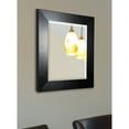 thumbnail image 2 of Rayne Mirrors Black Leather Wall Mirror, 2 of 5