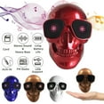 thumbnail image 3 of TOPRenddon Halloween Decorations Skull Bluetooth Speakers Wireless Portable Speaker Mini Speaker for Laptop, Phone, iPhone Subwoofer Speakers for Party Halloween Decor Cool Stuff Gifts for Men Women, 3 of 3