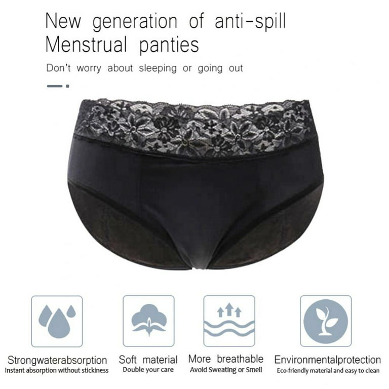 Menstrual Period Underwear Women Cozy Lace Panties Ladies Seamless  Physiological Leakproof Underwear lingerie calcinha 