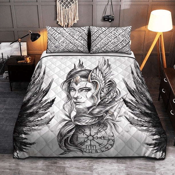 Juego de cama edredón vikingo - Juego de cama edredón vikingo - Valkyrie RLT12