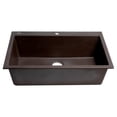 thumbnail image 6 of ALFI brand AB3322DI-C Chocolate 33" Single Bowl Drop In Granite Composite Kitchen Sink, 6 of 11