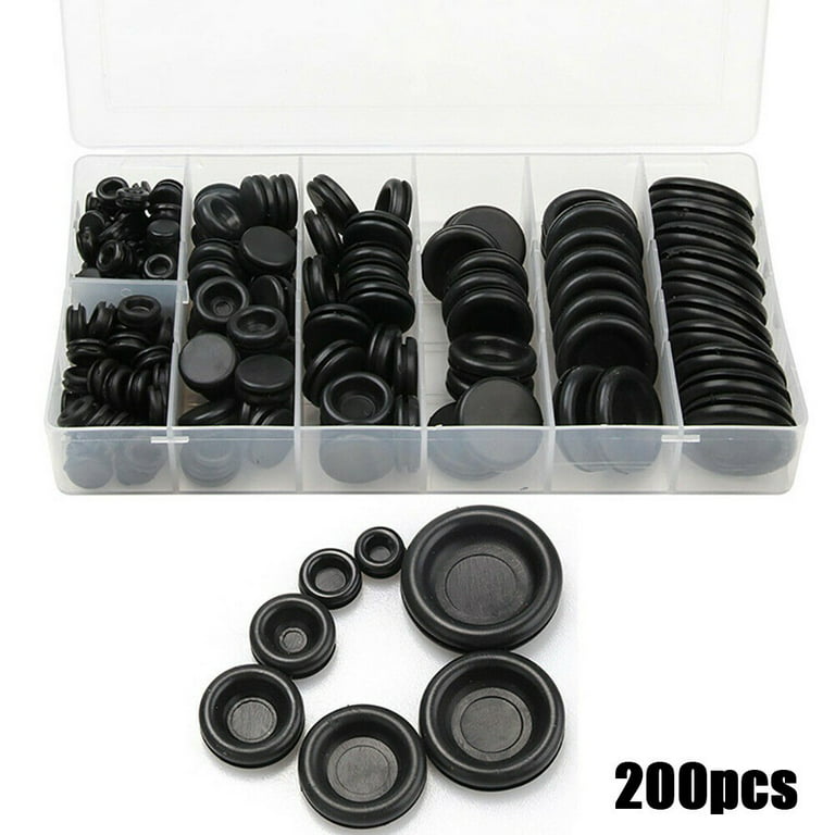 53 PCS Round Grommet Kits Double Sided Firewall Grommet Rubber Grommets  Wiring, Automotive, Boat – the best products in the Joom Geek online store