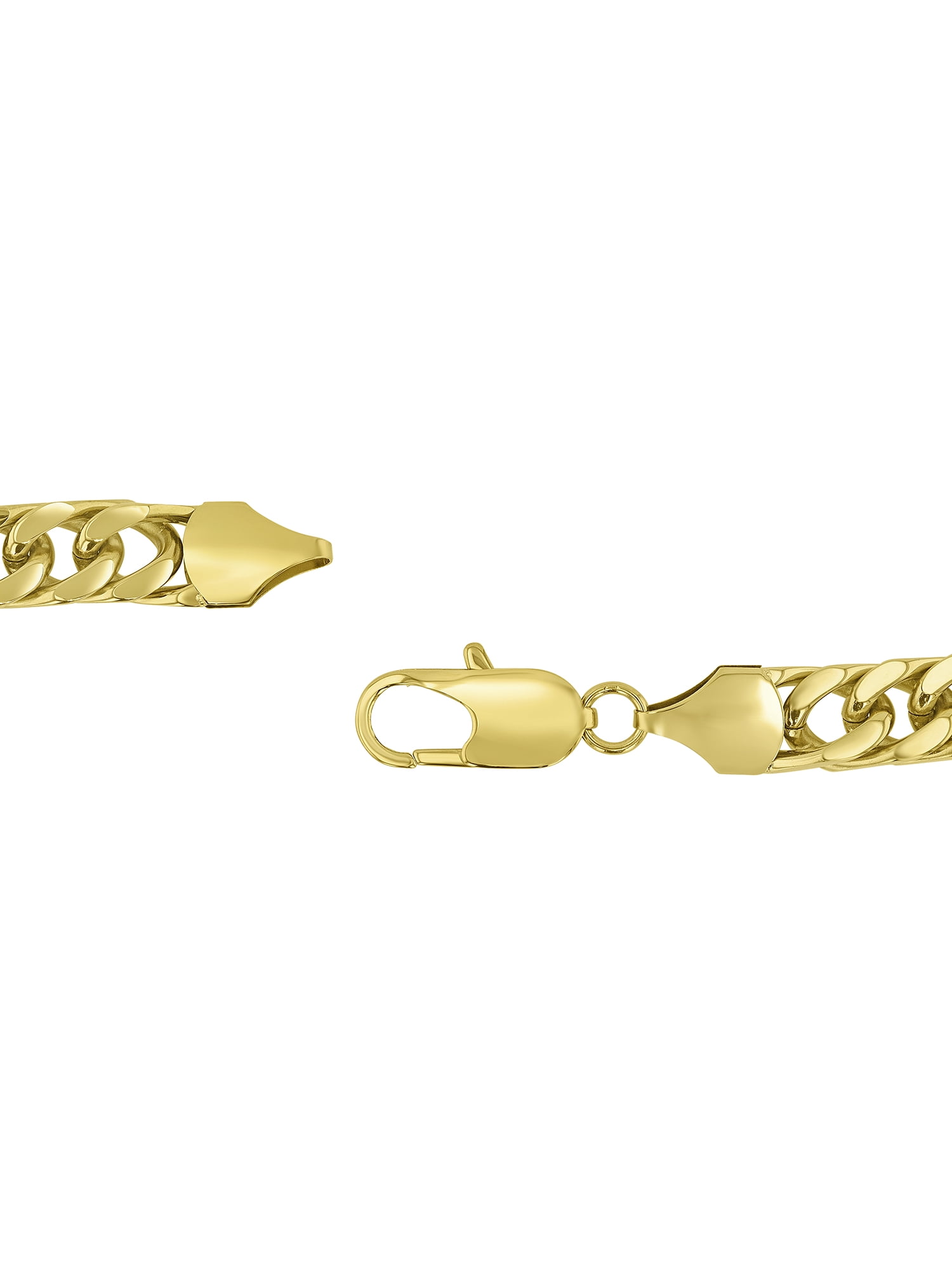 Men's Gold-Tone Stainless Steel Curb Link 8.5" Bracelet - Brilliance Fine Jewelry