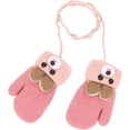 thumbnail image 2 of Mitones de lana forma de osito para bebé y niños pequeños, 2 of 3