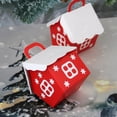 thumbnail image 1 of Bolsas de caja de dulces de Navidad Rojo Verde 10 Uds. caja de regalo de Papá Noel, 1 of 4
