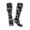 thumbnail image 5 of Lsque White Flower Dandelion Printed Crew Socks Men's Women's LightWeight Thin Casual Calf Socks ,Knee High Socks,Cotton Socks, 5 of 9