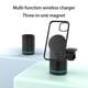 thumbnail image 4 of Cargador Inalámbrico 3 en 1 para Magnetic S Apple IPhone Air Pod Watch, 4 of 9