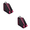 thumbnail image 3 of Sonducket Patines de malla lateral para patines, bolso para zapatos, protectora, bolsa para zapatos de patín, compartimento de colección en Rosado 2piezas Sonducket CBP265176, 3 of 6