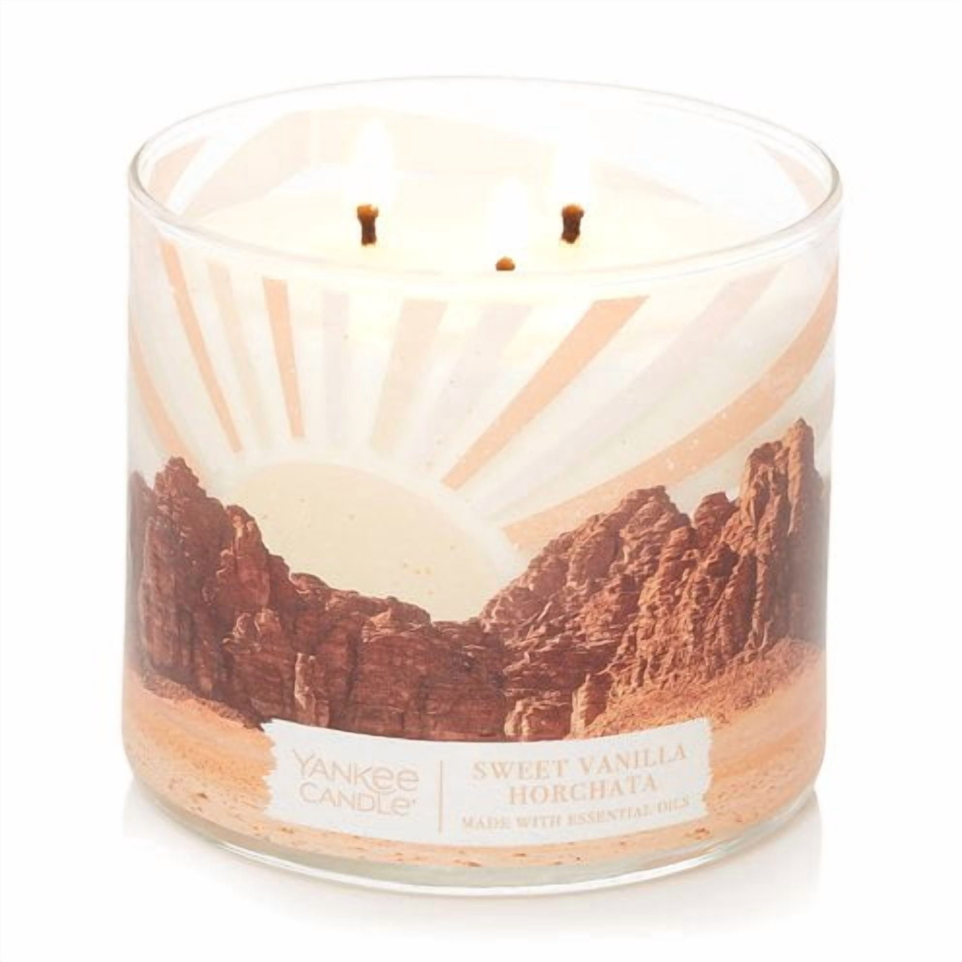Yankee Candle Desert Sun Collection - SWEET VANILLA HORCHATA - Large 3-Wick Tumbler Candle