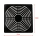 thumbnail image 3 of Cubierta Protectora Yotijar Rejilla Protectora de Polvo Del ventilador Axial 120 mm Para Computadoras PC, 3 of 8