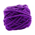 thumbnail image 5 of Yunhgft Chunky Wool Yarn Bulky Yarn DIY Hand Knitting Weight Yarn Jumbo Tubular Yarn for Violet, 5 of 9