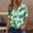 Z33 Green Womens Summer Tops Clearance Under $5, variant on Summer Xqxayjr Short Sleeve T Shirt for Women Summer Tops Under $10 Loose Fit Sea Turtle Printed Shirts V-Neck Button Up Cute Shirt Birthday Gift
