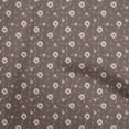 thumbnail image 1 of oneOone Silk Tabby Mocha Brown Fabric Florals Dress Material Fabric Print Fabric By The Yard 42 Inch Wide, 1 of 1