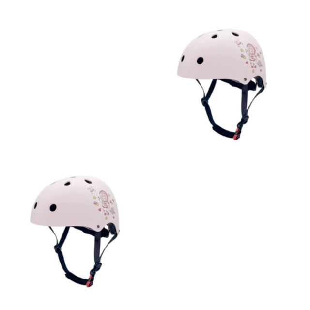 Advancent Stay Safe Casco hueco Actividades al aire libre como ciclismo y skateboard Seguridad Patinaje sobre ruedas Pink Space Girl Chica espacial rosa METRO【55-58CM】 2Conjunto