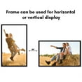 thumbnail image 4 of Americanflat 12x20 Picture Frame with Polished Plexiglass Streamline Collection Thin Border Wall - Black, 4 of 8
