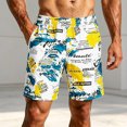 thumbnail image 2 of Athletic Shorts Men Coconut Tree Prtint Casual Summer Outdoor Travel Sweat Shorts Men With Pockets, 2 of 4