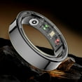 thumbnail image 1 of Smart Ring Health Tracker, BT 5.3 Fitness Monitor Sleep Tracker Magnetic Charging, Tracker de AcondicionAmiento Físico A Prueba de Lluvia de 5atm Para Escalas de Distancia de, 1 of 7