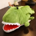 thumbnail image 6 of 7in Crocodile Hand Puppet, Soft Fabric Alligator Glove Toy, Interactive Storytelling Animal Puppet, Role Play Plushie, Movable Mouth Crocodile Figurine Prop, 6 of 7