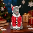 thumbnail image 6 of Clearance Sale! Donkey With Led Lights Resin The Cute Appearance Of This Donkey A Of Whimsy And Joy To Your Holiday Decorations. Desktop Ornament Practical Home Decor 7.9", 6 of 7