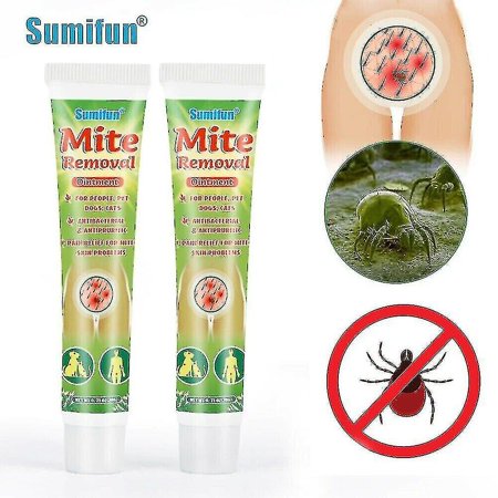 Natural Skin Care Ointment for Itching, Scabies and Head Lice Removal - 2pcs