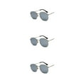 thumbnail image 2 of relayinert Fashionable Polarized Lens Small Square For Trendy Style Materials silver white silveC4 3Set, 2 of 6
