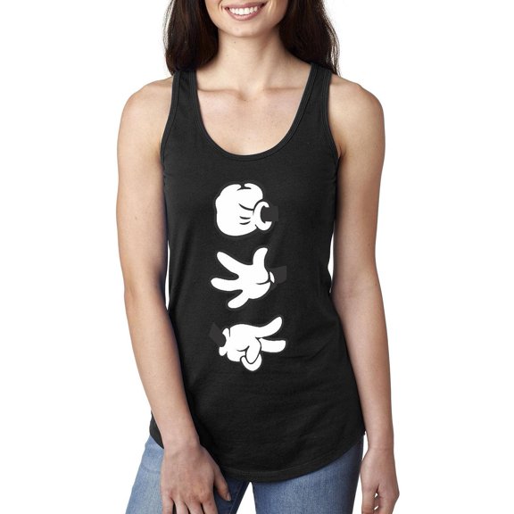 Women's Racerback Tank Top - Rock Paper Scissors