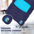 thumbnail image 7 of iPad 5th/6th Generation (9.7 inch, 2017/2018) Case,Dteck Shockproof Rubber 3-layer Protection Armor Hybrid Kickstand Protector Cover for iPad Air 2/iPad Pro 9.7" ,Navy+Blue, 7 of 7